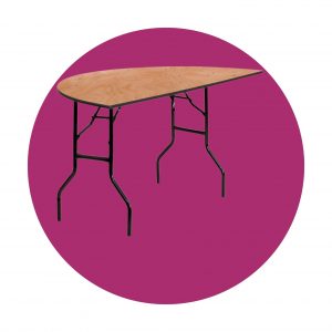 TABLES DEMI-RONDES