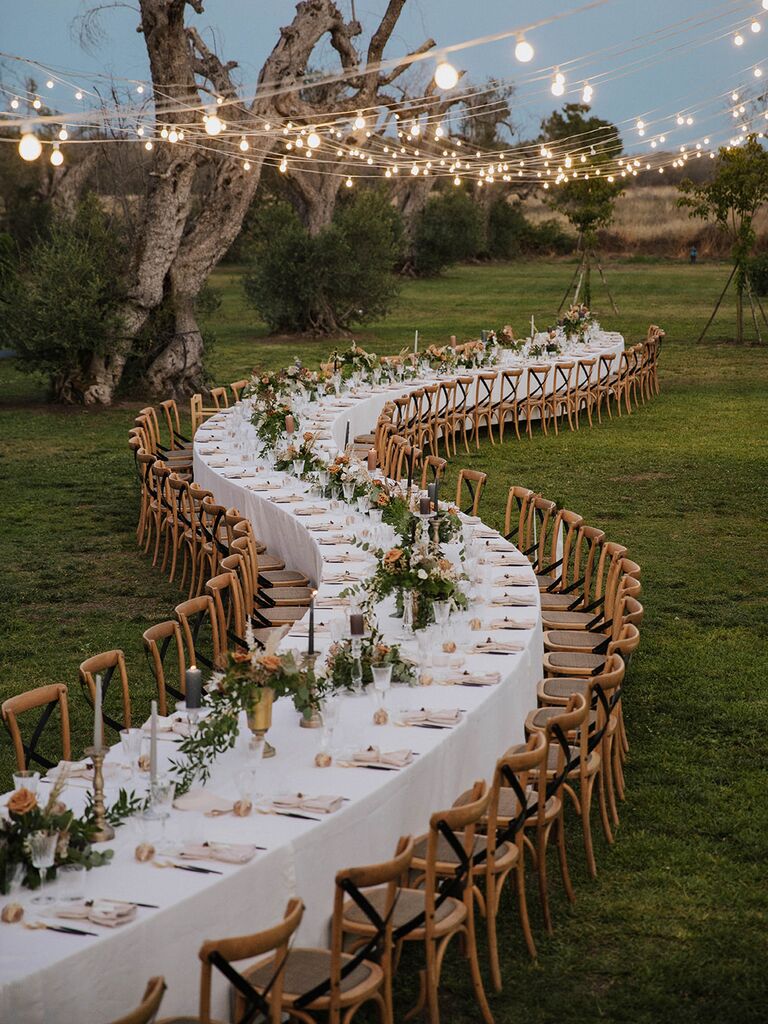 Location table snake pour mariage et réception