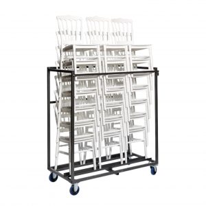 Chariot pour chaises empilables